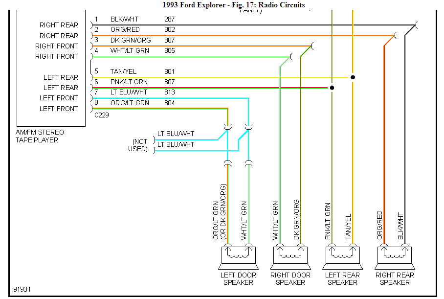 05 Ford Ranger Radio Wiring Diagram Wiring Diagram And Schematic Role