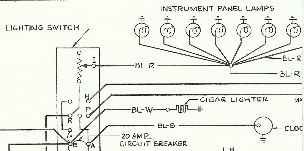 1956 Electrical Wiring Schematic Suppliment 110 41 6 Classic 