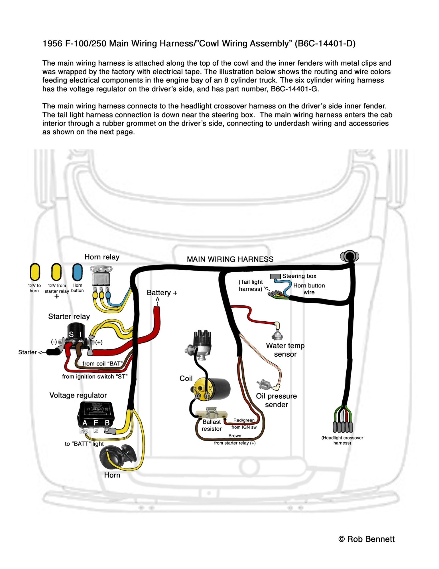 1956 Ford Headlight Switch Wiring Diagram Pictures Wiring Collection