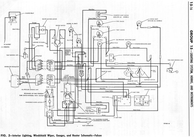 1964 Ford Falcon Wiring Diagram For Interior Lighting Windshield Wiper 