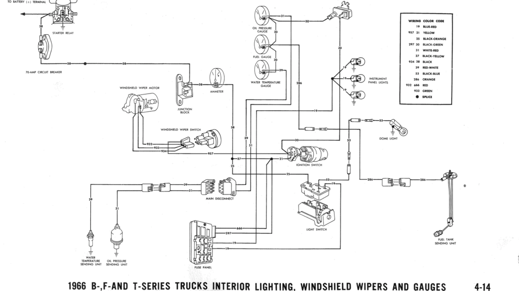 1966 Ford F100 Radio Wiring Diagram Wiring Diagram And Schematic Role