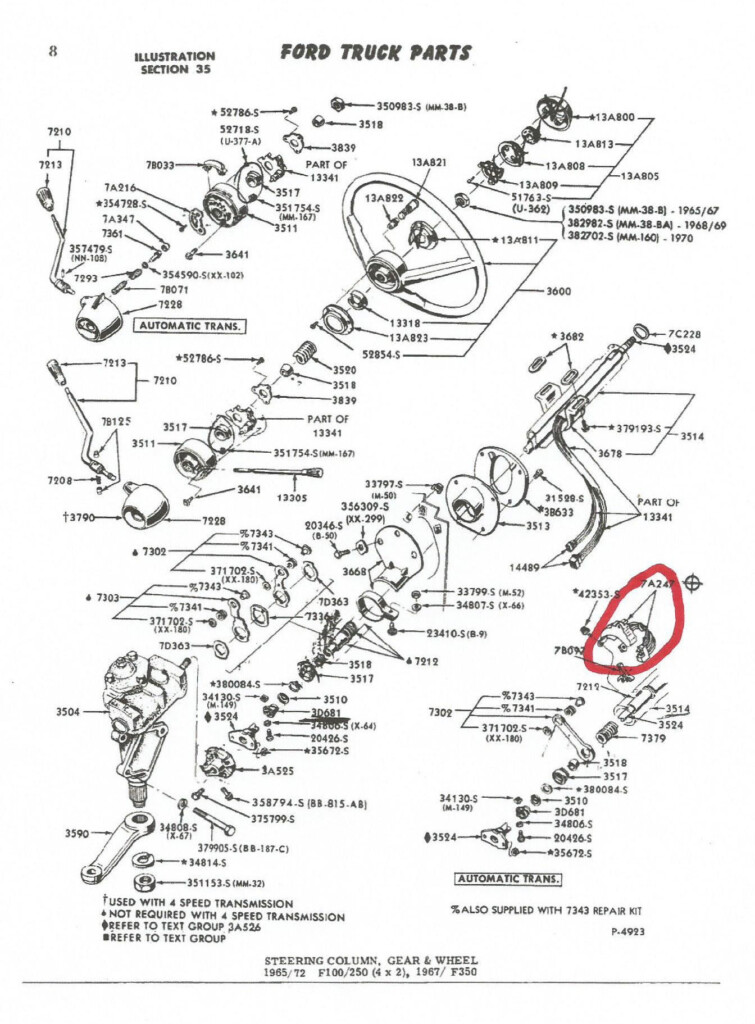 1970 Ford F100 Steering Column Wiring Diagram Wiring Diagram