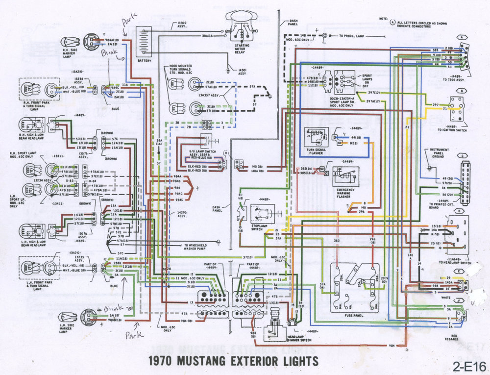 1970 Mustang Exterior Lights turn Signals Page 2 How To s 