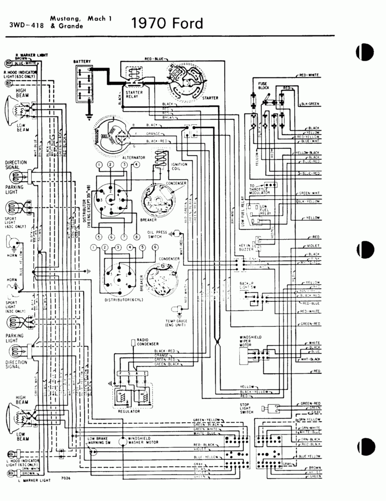 1970 Mustang Wiring Harness Wiring Diagram Schemas