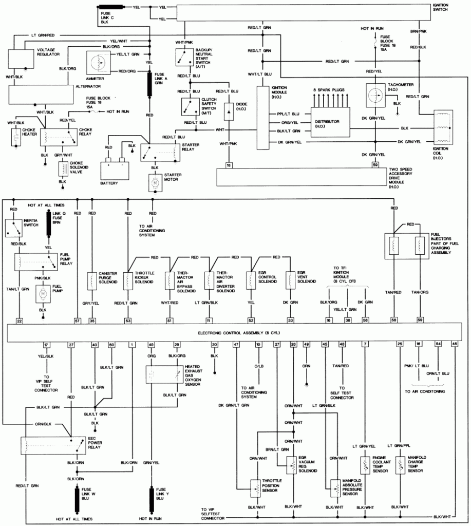 1984 Ford Mustang Svo Premium Fuel Button Wiring Diagram