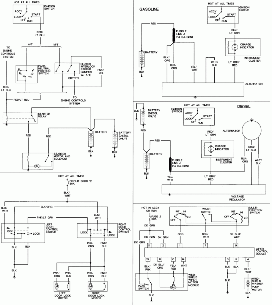 1990 Ford F250 Starter Solenoid Wiring Diagram Collection Wiring 