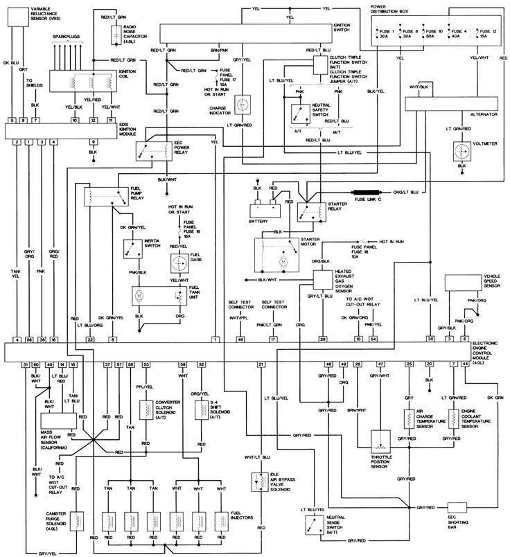 1992 Ford Explorer Wiring Diagram Ford Explorer Ford Ranger 