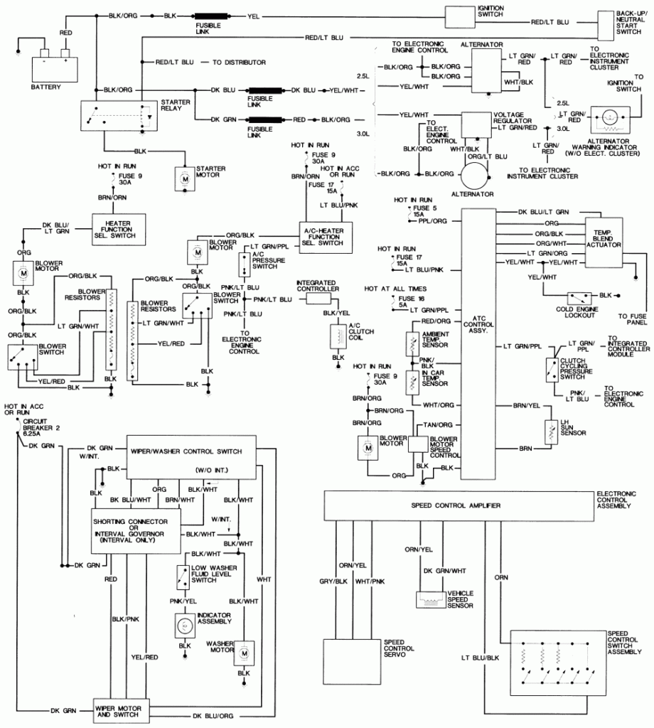 1993 Ford L8000 Wiring