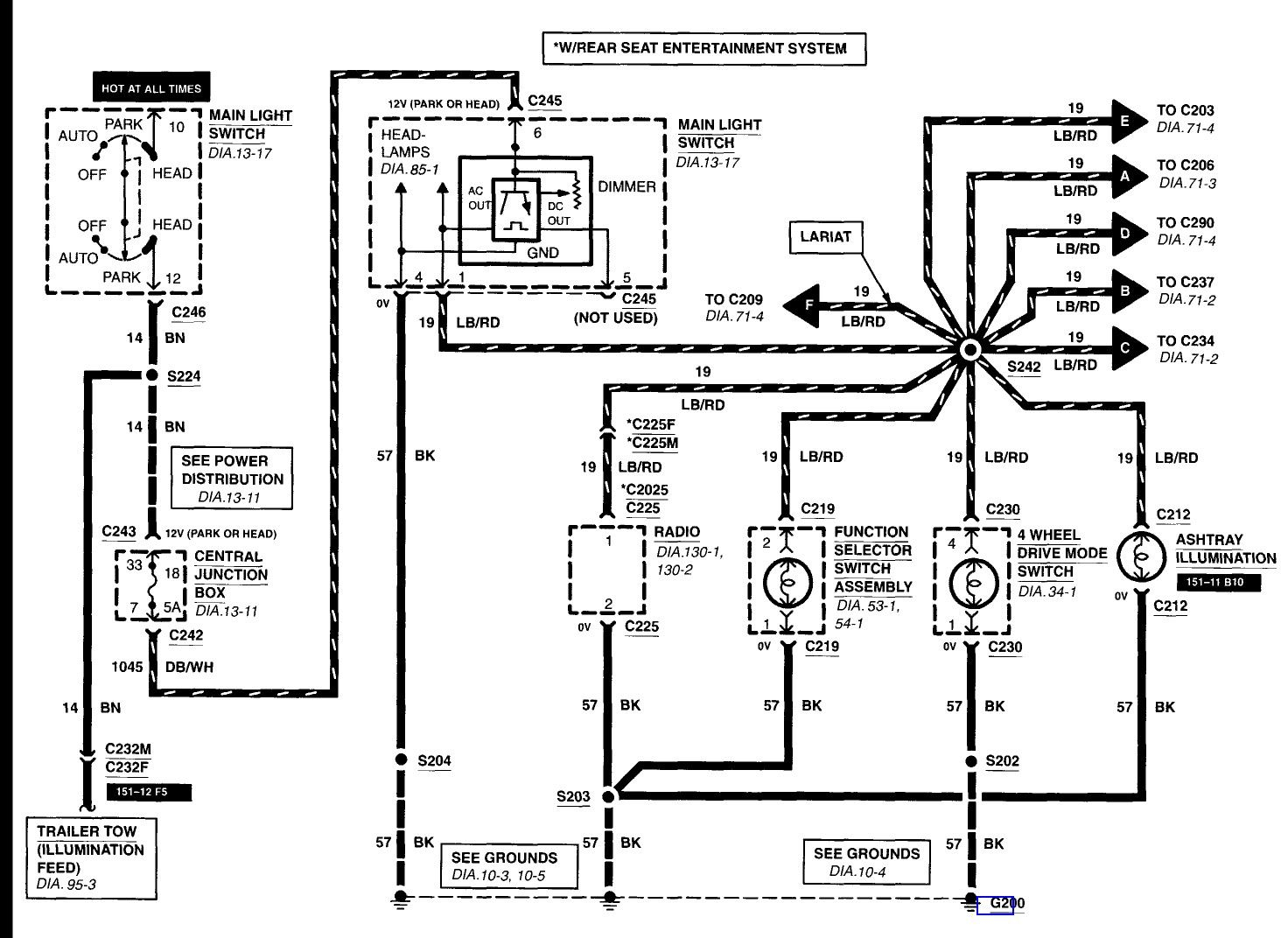 1994 Ford F 350 Wiring Diagram Tail Lights Also Schematic And Wiring 