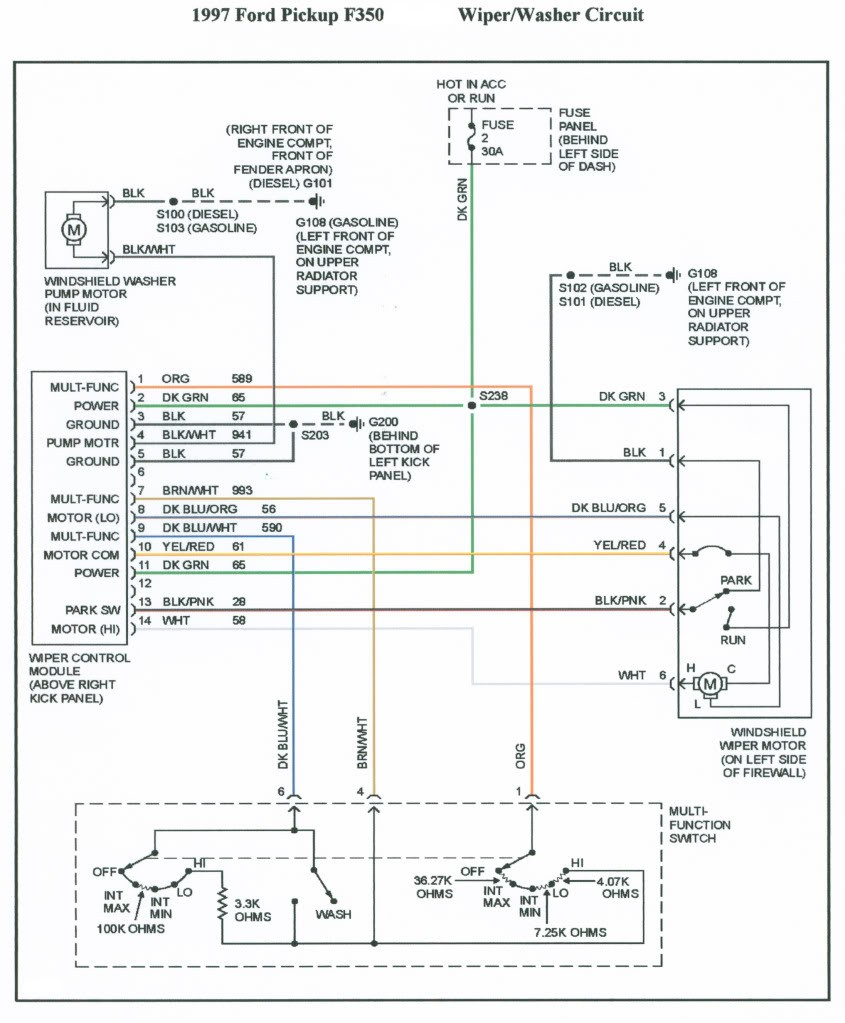 1994 Ford Taurus Wiring Diagram 94 Mercury Sable Wiring Diagram 