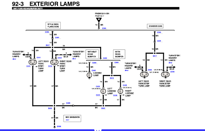 1997 Ford F 350 Tail Light Wiring Diagram Wiring Diagram