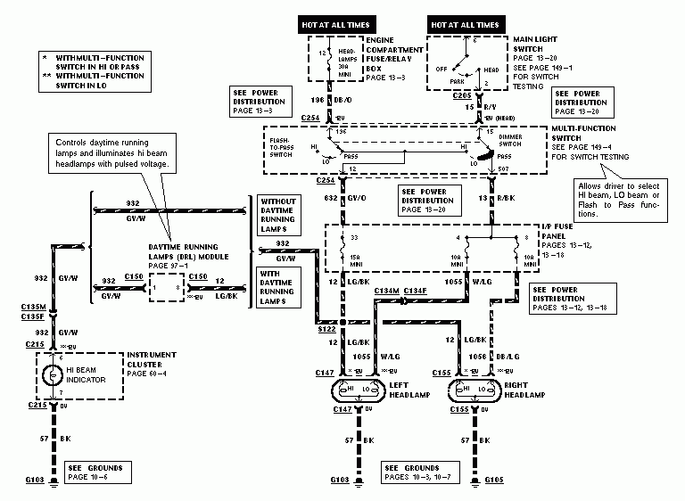 1997 Ford Ranger Headlight Switch Wiring Diagram Collection Wiring