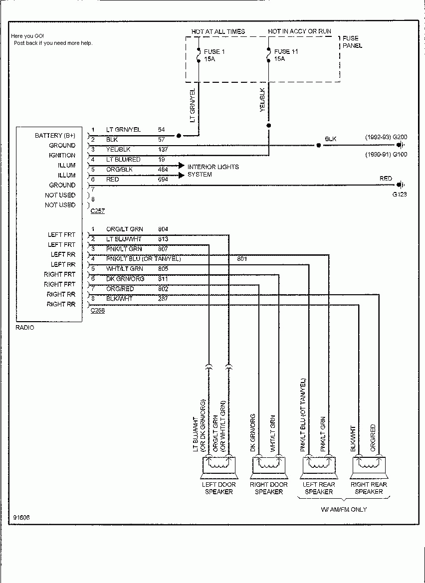 1998 Ford Explorer Sport Radio Wiring Diagram 2001 Ford Explorer 