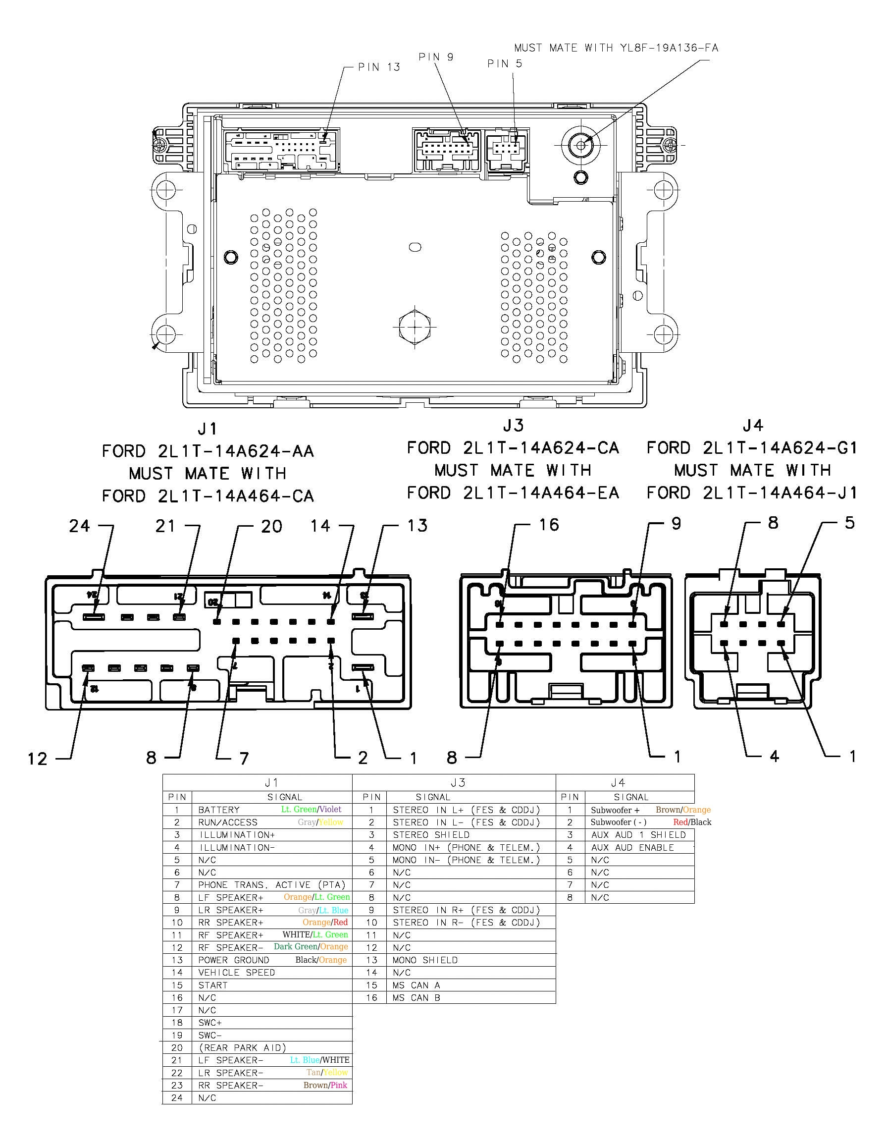 1999 Ford Mustang Radio Wiring Diagram Collection Wiring Diagram Sample