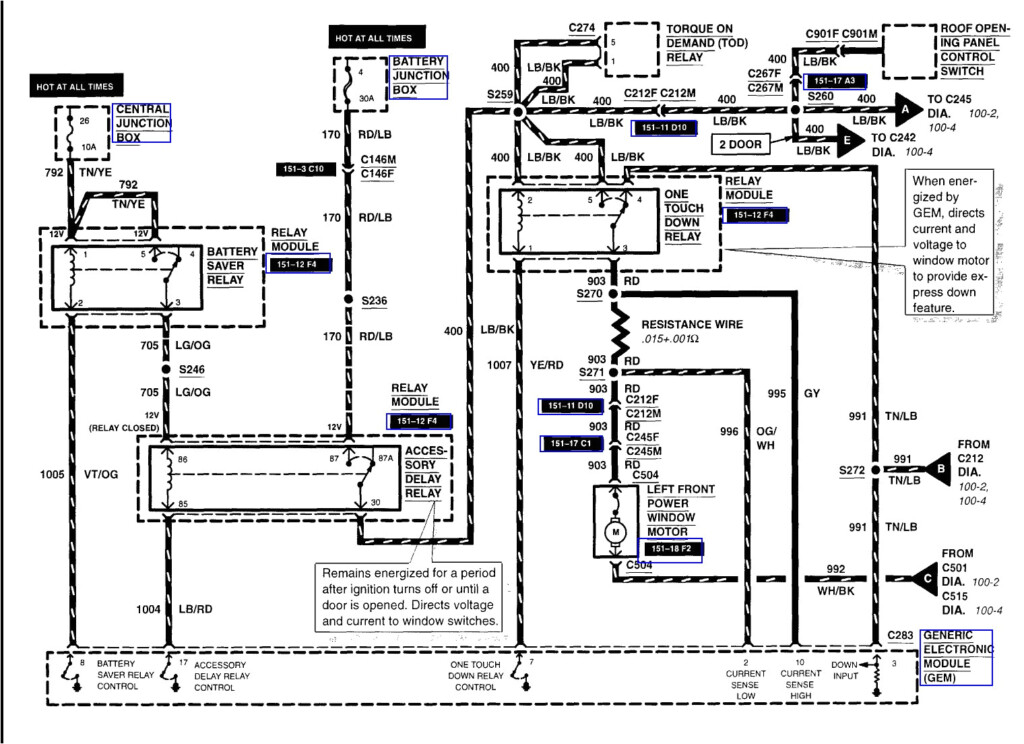 2000 Ford F250 Radio Wiring Diagram