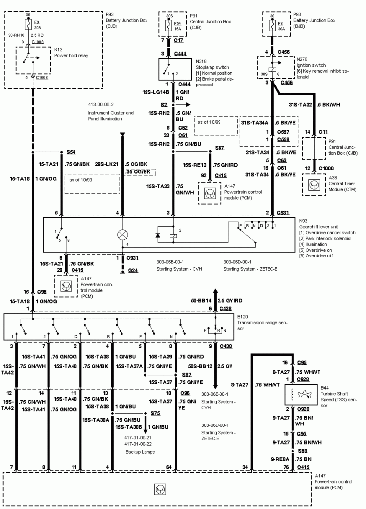 2000 Ford Focus A Wiring Diagram