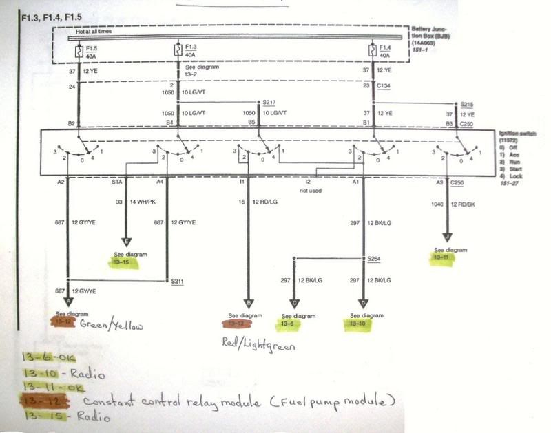 2000 Ford Mustang Headlight Switch Wiring Diagram Database Wiring 