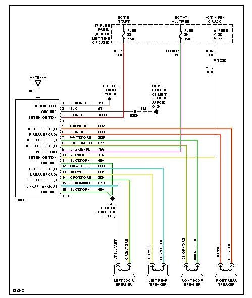 2000 Ford Ranger Radio Wiring Harness Diagram Database Wiring Diagram 