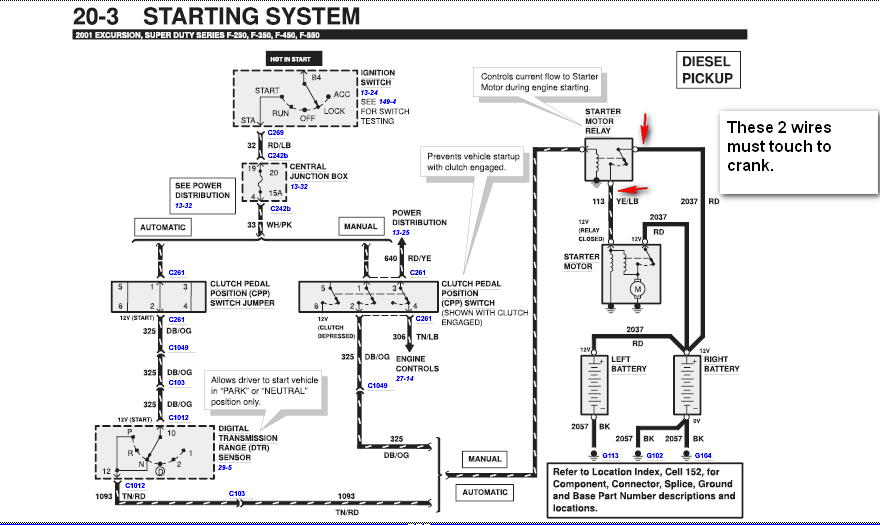 2001 Ford F 250 Abs Wiring Diagram 2001 F250 Light Comes All The 