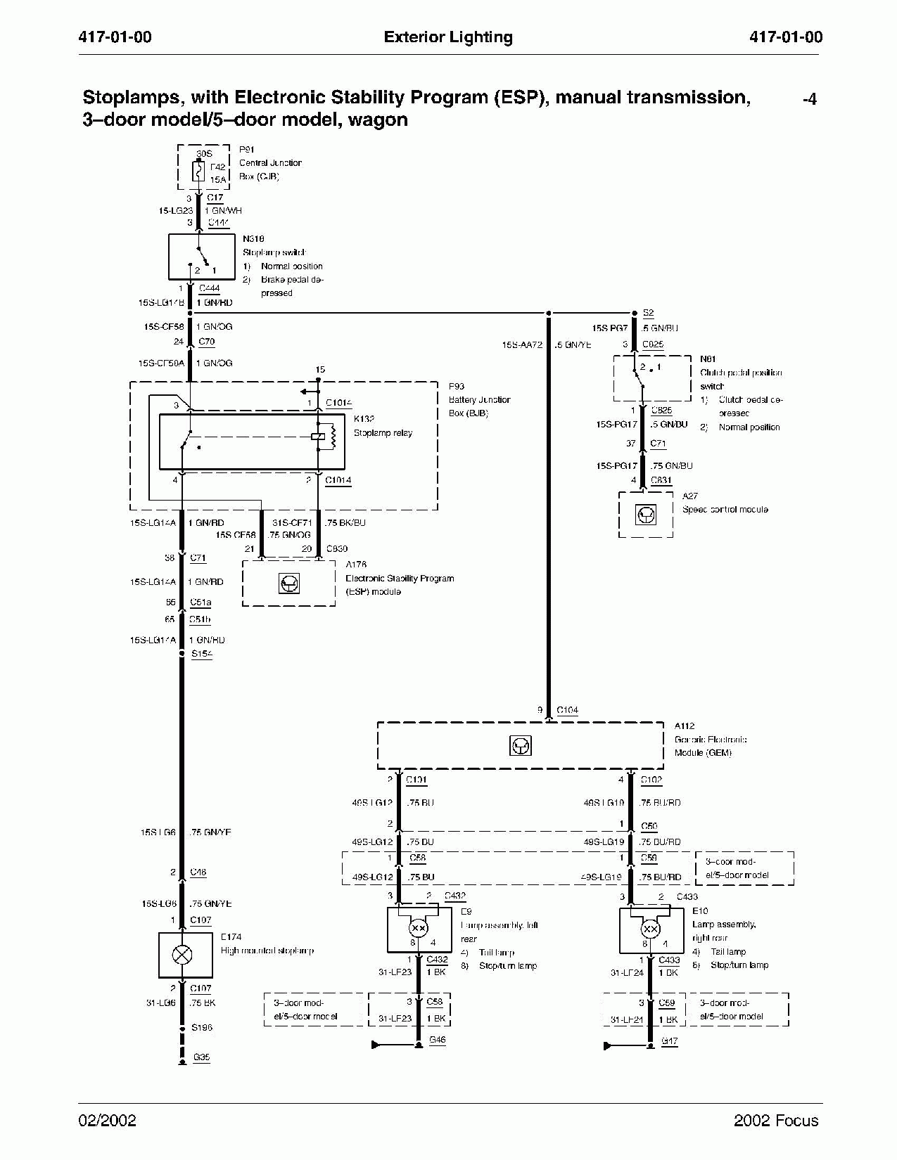 2001 Ford Focus Zx3 Stereo Wiring Diagram Database Wiring Collection