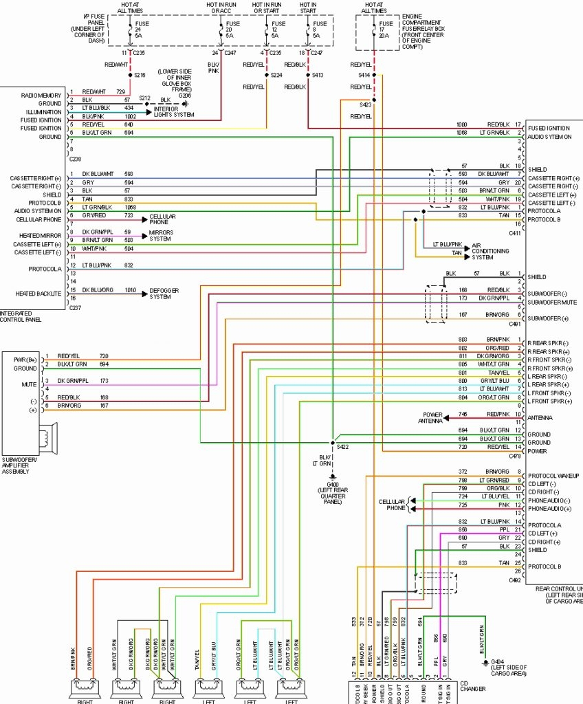 2001 Ford Taurus Radio Wiring Diagram