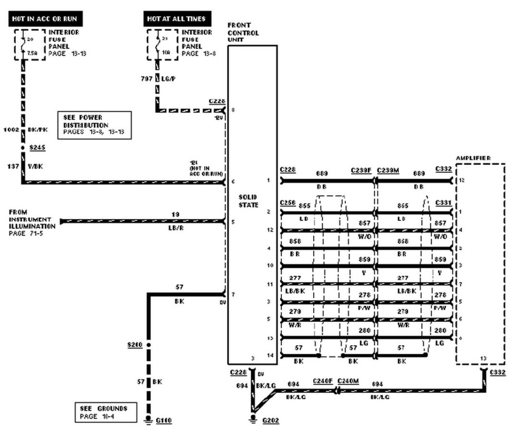 2002 Ford Explorer Radio Wiring Diagram Free Wiring Diagram