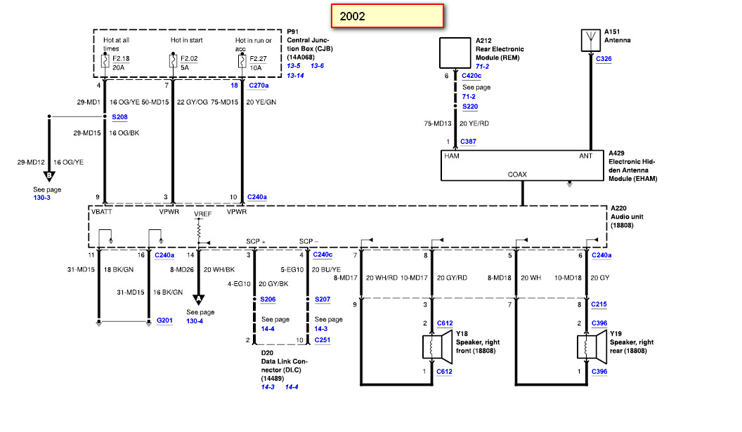 2002 Ford Focus Radio Wiring Diagram