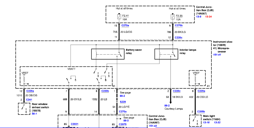 2003 F350 Blown cluster stereo And Power Windows