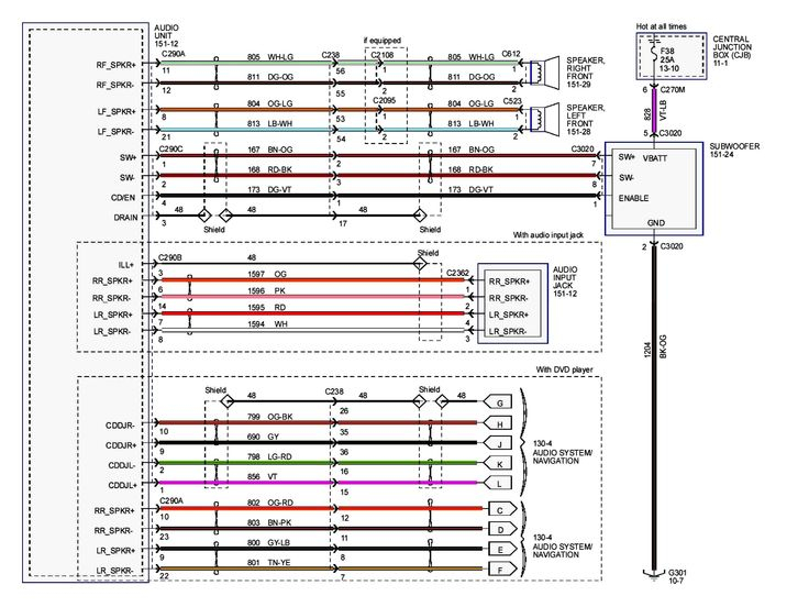 2003 Ford Escape Factory Radio Wiring Harness Example Electrical Rh 