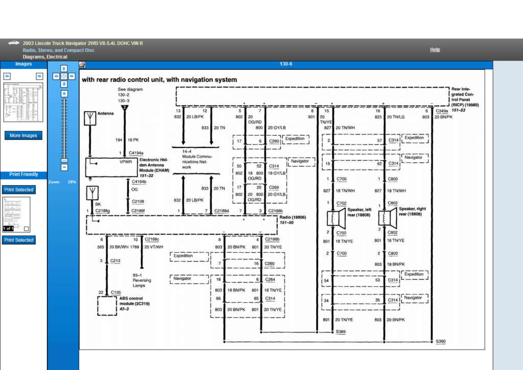 2003 Ford Expedition Stereo Wiring Diagram Database Wiring Diagram Sample