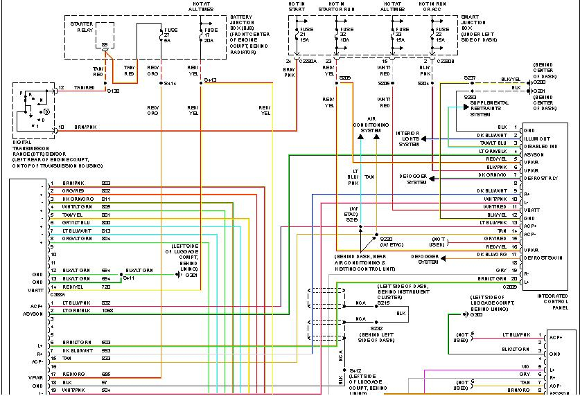 2003 Mercury Sable Radio Wiring Diagram Diagram Based 2003 Mercury