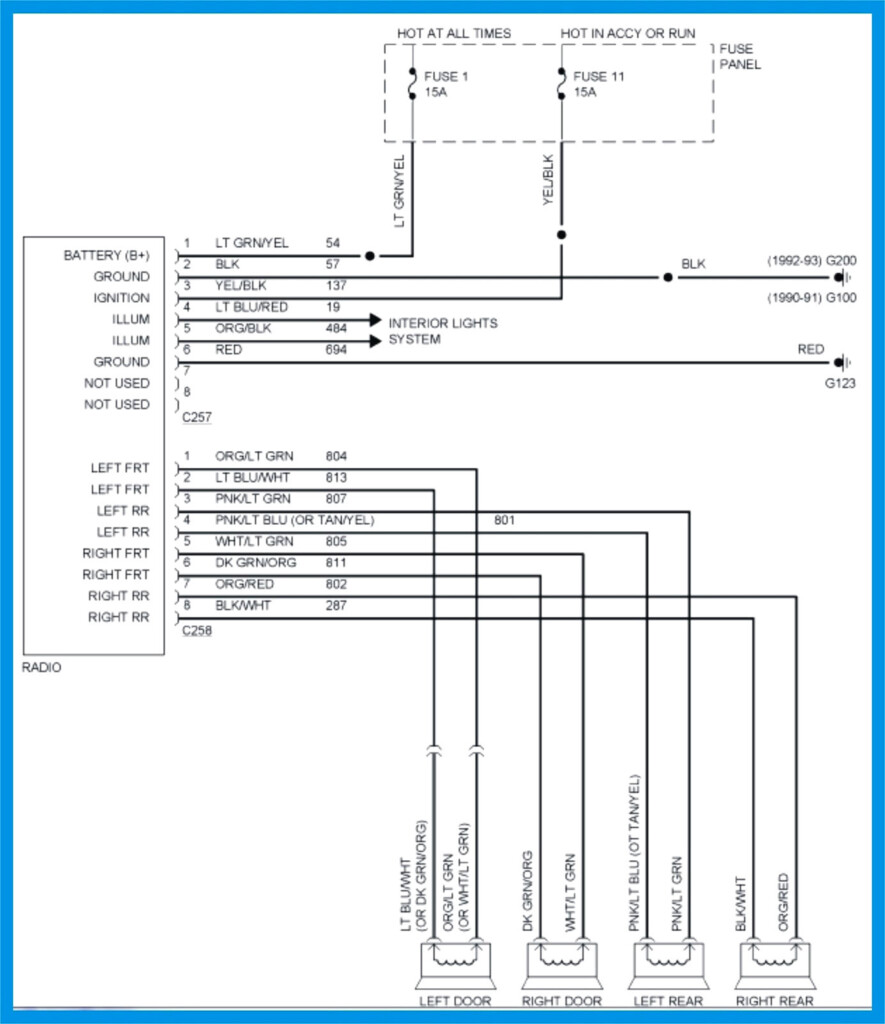 2004 Ford Explorer Radio Wiring Diagram Cadician s Blog