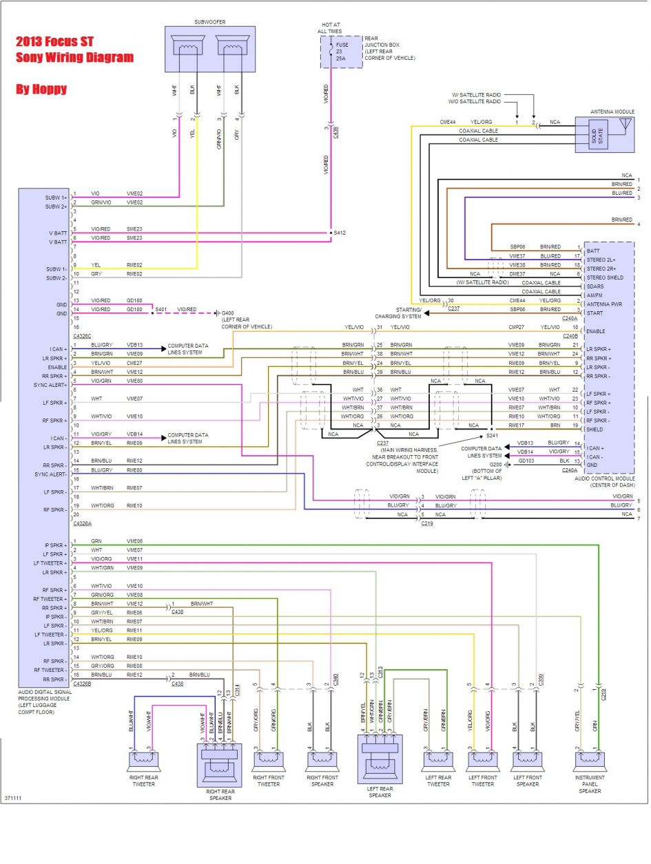 2004 Ford Focus Radio Wiring Diagram Diagram For You