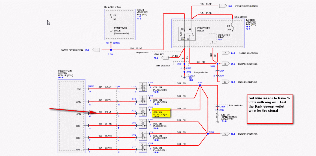 2005 Ford Escape Ignition Wiring Diagram Wiring Diagram
