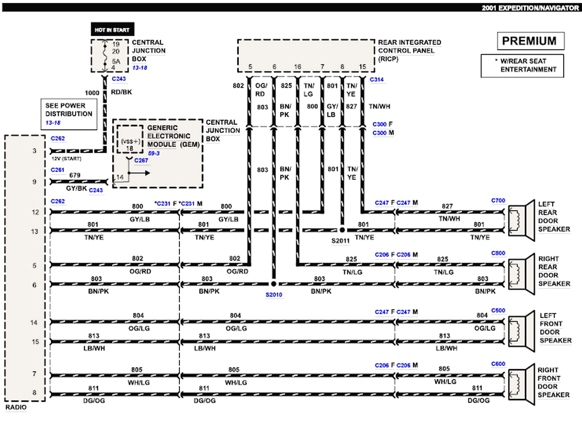 2005 Ford Expedition Radio Wiring Diagram Wiring Diagram