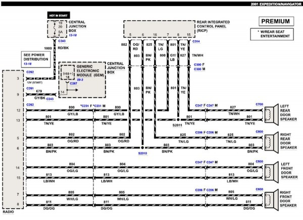 2005 Ford Taurus Radio Wiring Diagram Database Wiring Diagram Sample