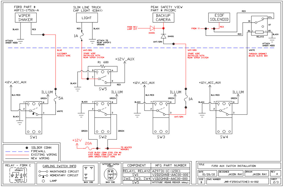 2006 Ford Upfitter Switches Wiring Diagram