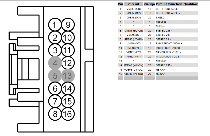 2007 Ford Radio Wiring Diagram