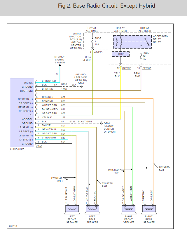 2008 Ford Escape Radio Wiring Diagram Wiring Diagram And Schematic Role