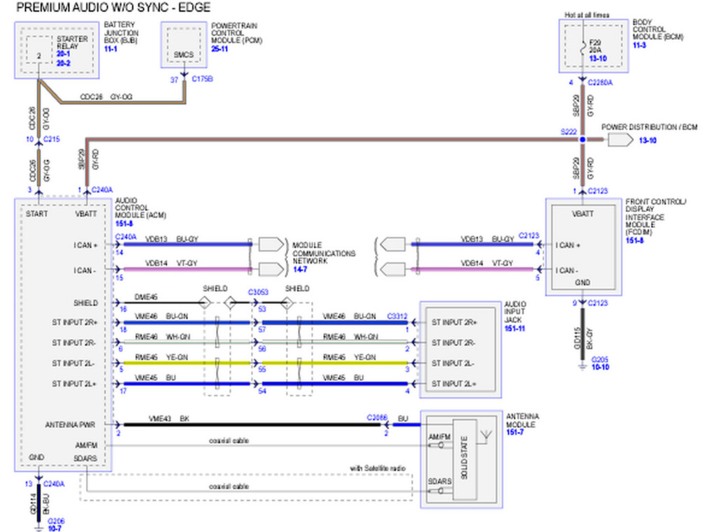 2012 Ford Fusion Radio Wiring Diagram Images Wiring Diagram Sample