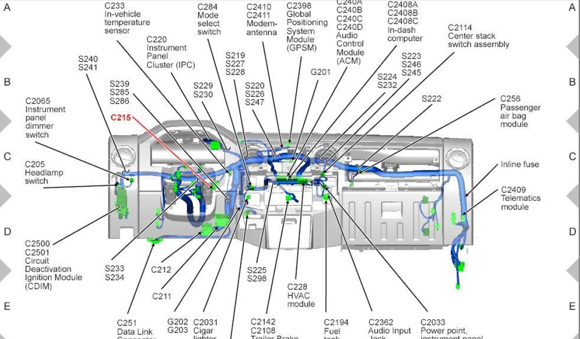 2014 F350 Upfitter Switch Wiring Diagram