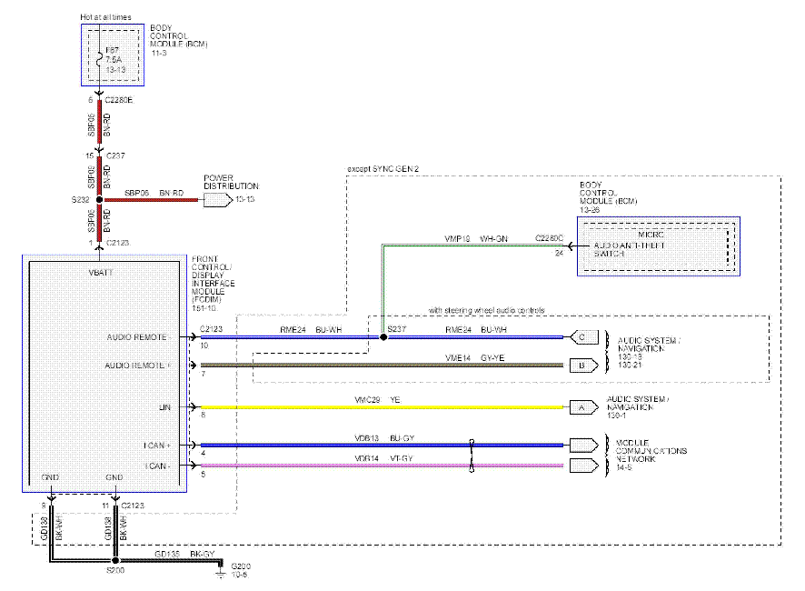 2014 Ford Focus Radio Wiring Diagram Database Wiring Collection