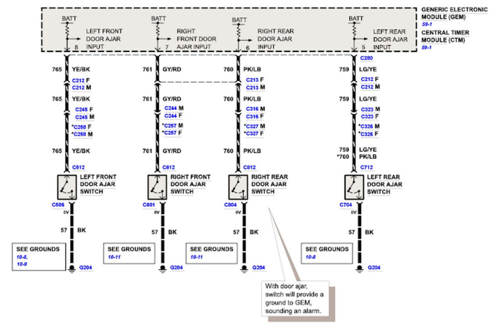 25 Ford Ranger Door Lock Diagram Wiring Database 2020