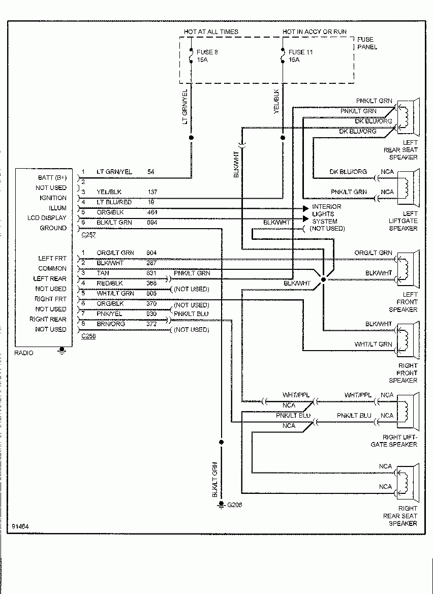 35 1994 Ford Ranger Radio Wiring Harness Wiring Diagram Online Source