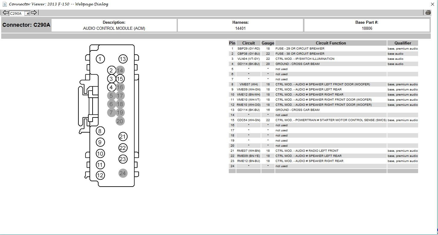 45 2014 F150 Stereo Wiring Diagram Wiring Niche Ideas