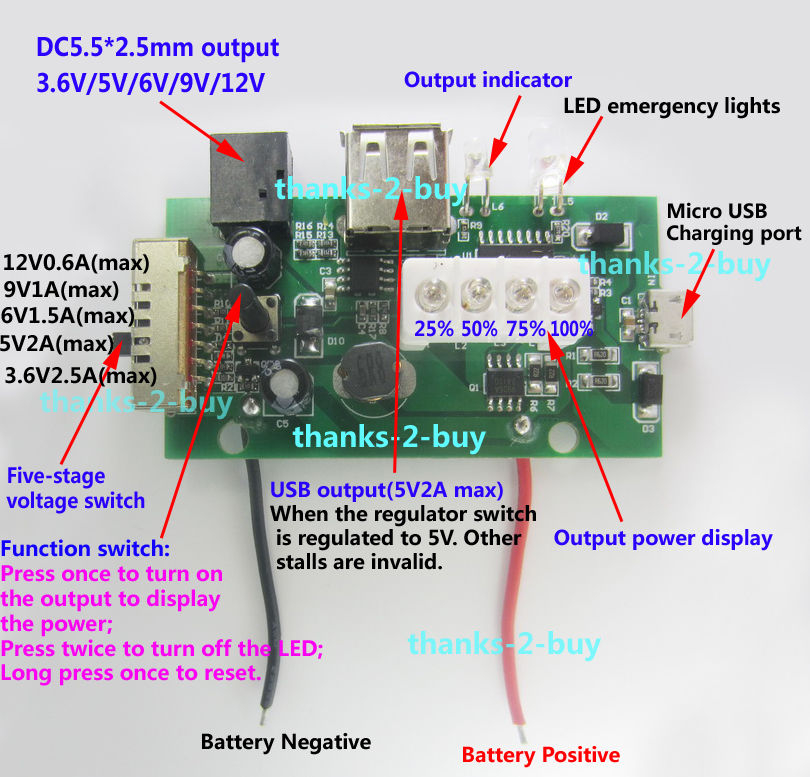 6v Emergency Light Circuit Board 2010 Ford F150 Radio Wiring Harness 