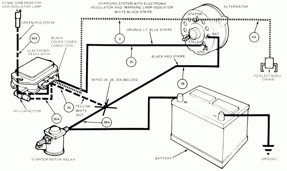 85 Ford F 150 Alternator Wiring Wiring Diagram Networks