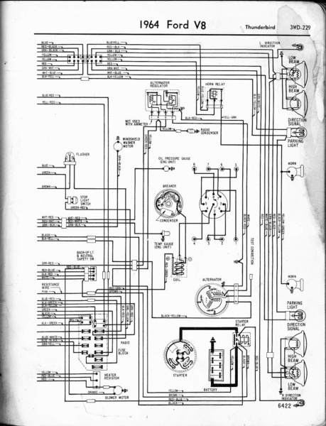 957 Thunderbird Radio Wiring Diagram Wiring Diagram For 96 Ford 