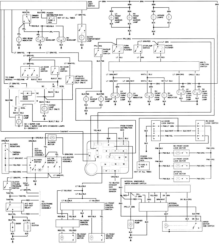 Bronco II Wiring Diagrams Bronco Corral