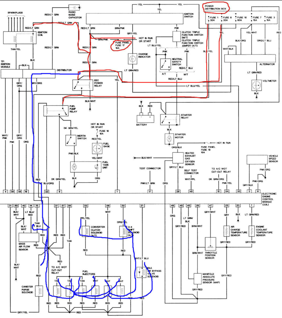 Diagram Stereo Wiring Diagram For 91 Ford Ranger Full Wiring And 